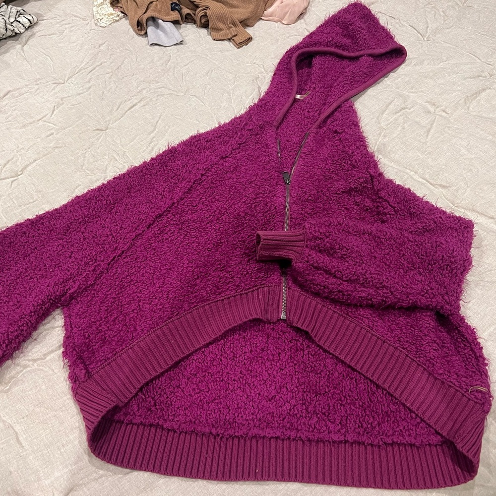 Free People Zip Up Hoodie